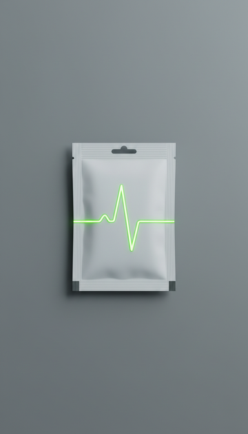 Superfood Supplement Sachet Neon Accent
